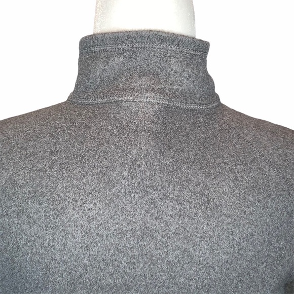⏰The North Face XS grey fleece pullover zip jacket - Picture 9 of 15
